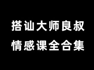 搭讪大师良叔情感课7套全合集-田宇情感缘