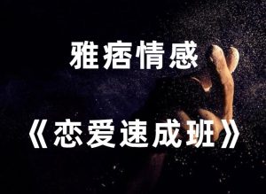 雅痞情感《恋爱速成班》-田宇情感缘