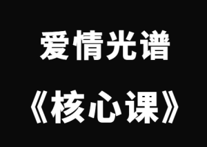 爱情光谱《核心课》完整版-田宇情感缘