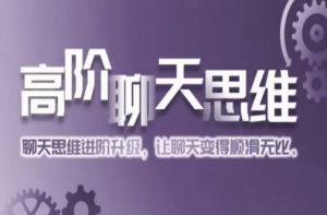 爱上情感《高阶聊天思维》价值1299元-田宇情感缘