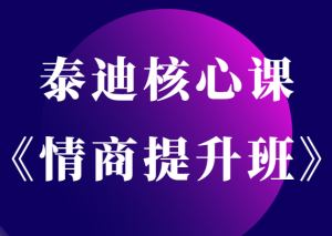 摸鱼情感-泰迪核心课《情商提升班》-田宇情感缘