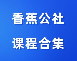 香蕉公社全套训练课程16套合集-田宇情感缘