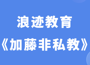 浪迹教育《加藤非私教2.0》-田宇情感缘